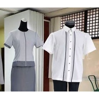 2021 DepEd Non-Teaching New Uniform Top (with buttons) TOP FABRIC ONLY ...