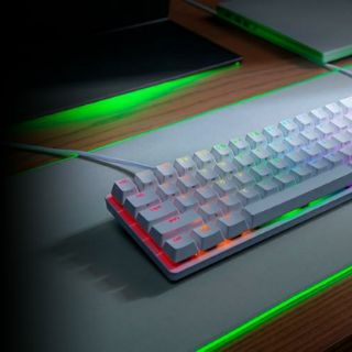 mini razer huntsman mercury keyboard shopee