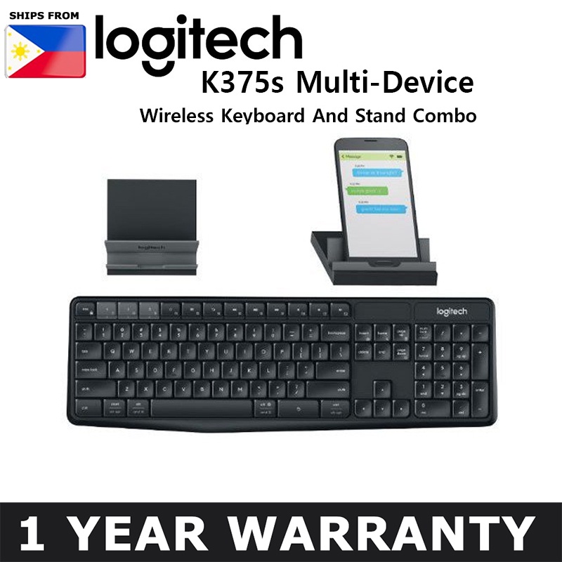 Logitech K375s MULTI-DEVICE Wireless Keyboard and Stand Combo | Shopee ...