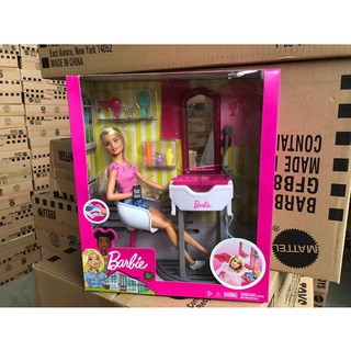 barbie hairdressing case