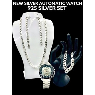 BMJ SILVER AUTOMATIC WATCH SET #3