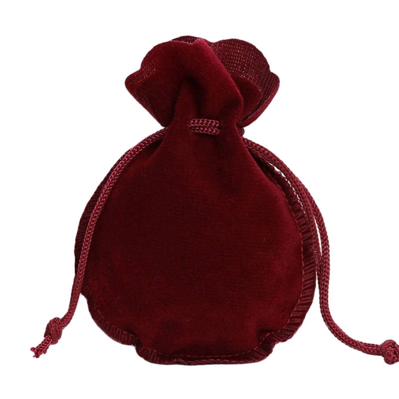 velvet drawstring handbag