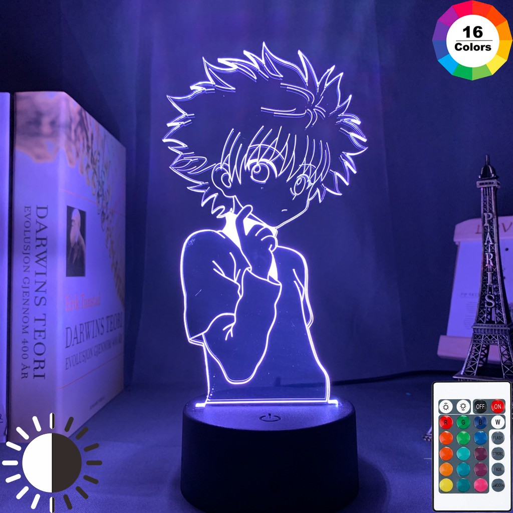 3d Night Lamp Anime Hunter X Hunter For Kids Child Bedroom Decor Nightlight Dropshipping Manga Gift Hunter X Hunter Night Light Shopee Philippines