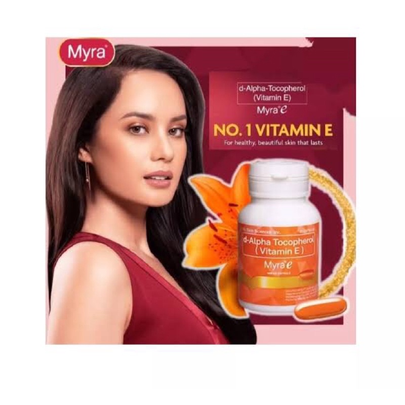 Myra e dAlpha Tocopherol (Vitamin E) 300E/400E Shopee Philippines