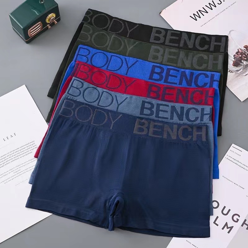COD Bench 6pcs Men's Underwear High Elastic Boxer Briefs Breathable ...