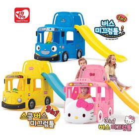 tayo bus slide and swing