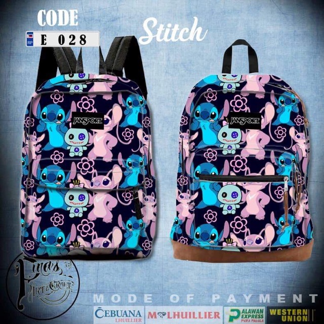 stitch jansport bag