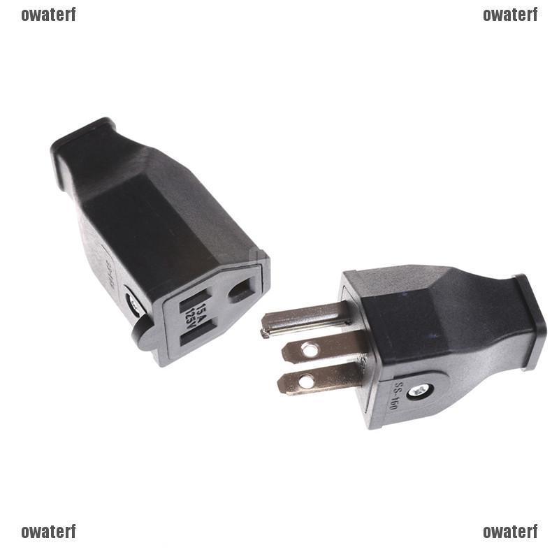 Ac 125v 15a 3 Pin Male Power Cord Connector Us Plug Converter High Perform Shopee Philippines 6639