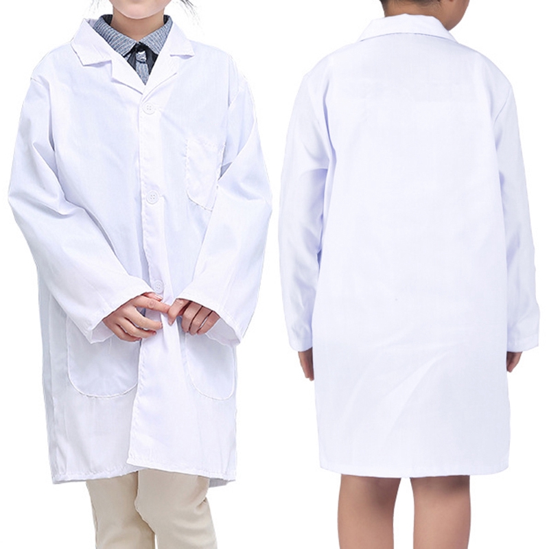 Mr At Child Medical Doctor Lab Coat White Costume Coat For Kids - 