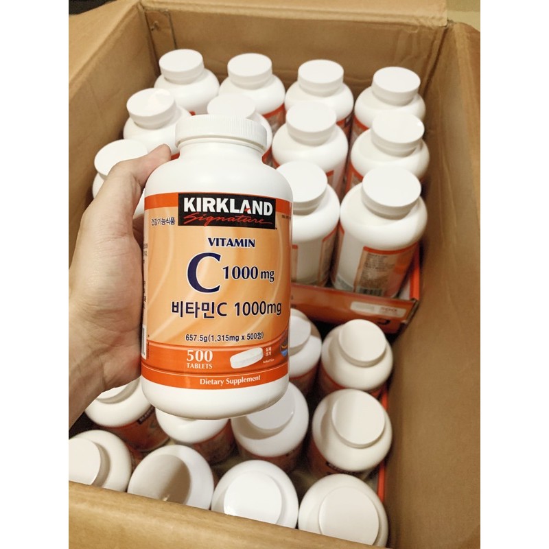 Kirkland Vitamin C 1000mg 500 Tablets Shopee Philippines