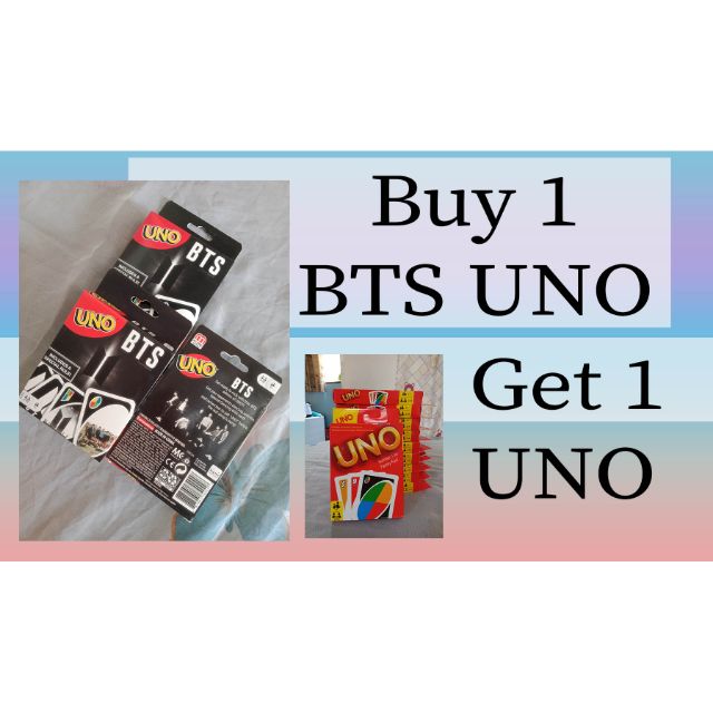 bts uno cards buy 1 take 1 shopee philippines