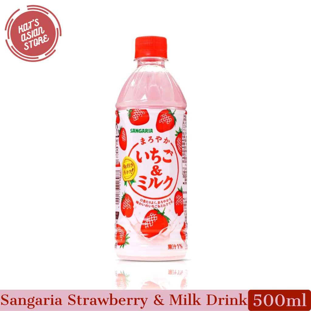 RESTOCKED Sangaria Strawberry & Milk Drink 500ml Japanese bottled drink ...