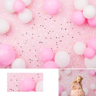 Pink Colourful Balloon Theme Backdrop Kids Cake Smash 1st Birthday  Background Baby Portrait Candy Gi | Shopee Philippines