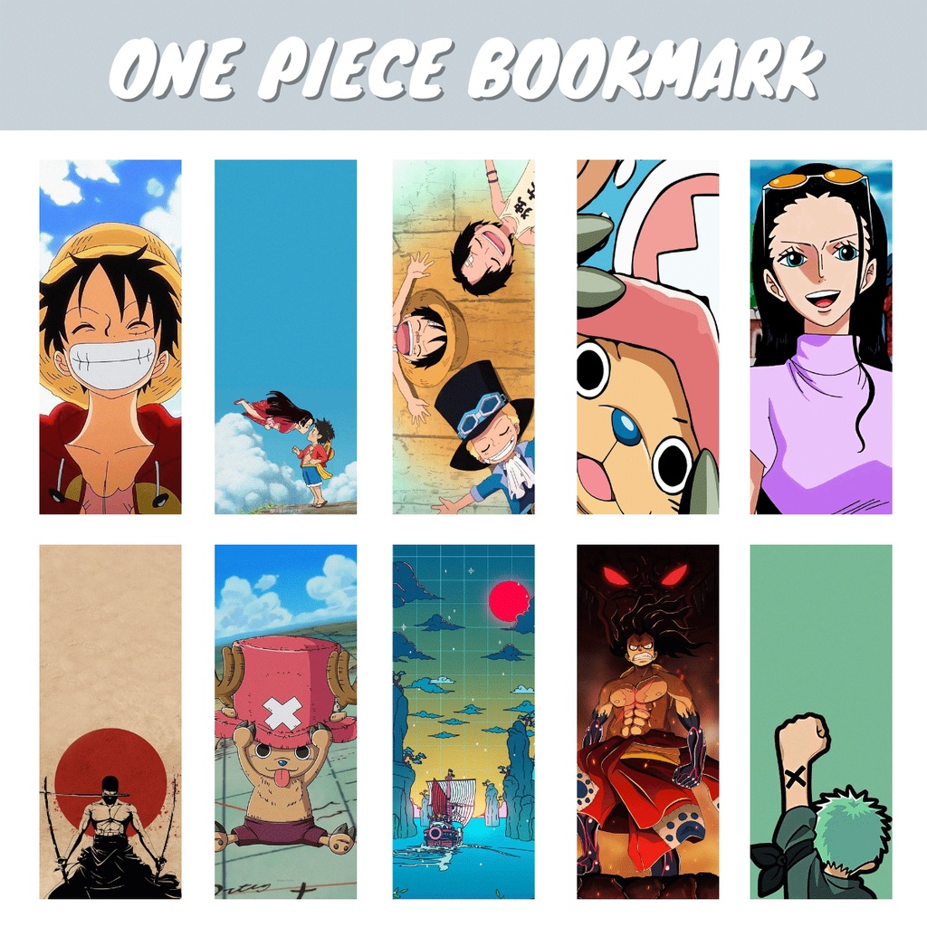 One Piece Anime Bookmark Shopee Philippines