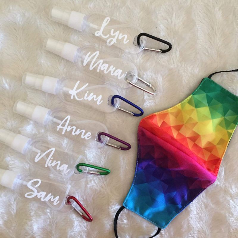 Personalized Alcohol Spray Bottle Keychain 30 ml Shopee Philippines