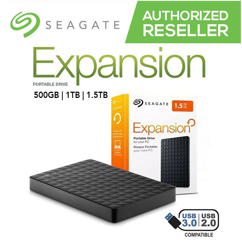Seagate Expansion Portable External Hard Disk Drive Hdd 500gb 1tb 1 5tb 2tb Shopee Philippines