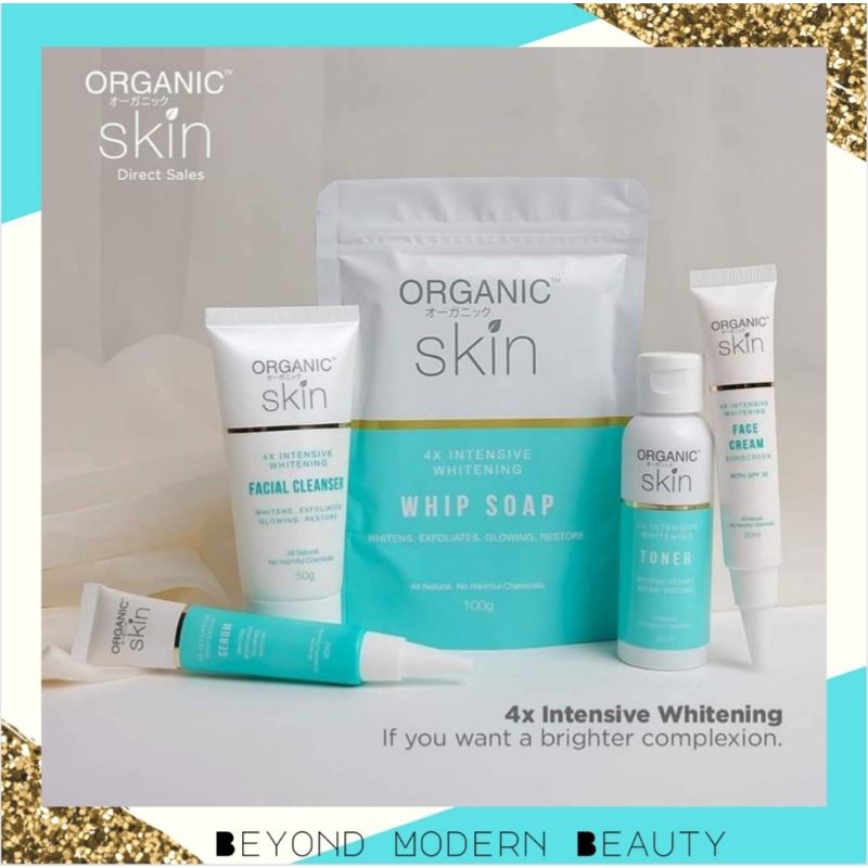 Organic Skin Japan 5in1 4x Intensive Whitening Kit (Singles) Shopee
