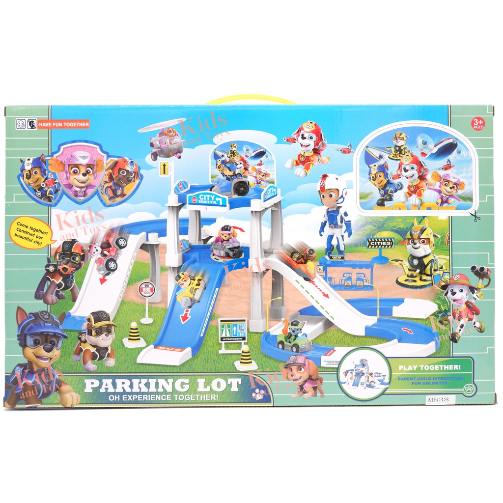 Forlænge chikane Opsætning Paw Patrol Garage Parking Lot Set with 2 Trending Cartoon Characters Toys  Gift for Kids Limited New | Shopee Philippines