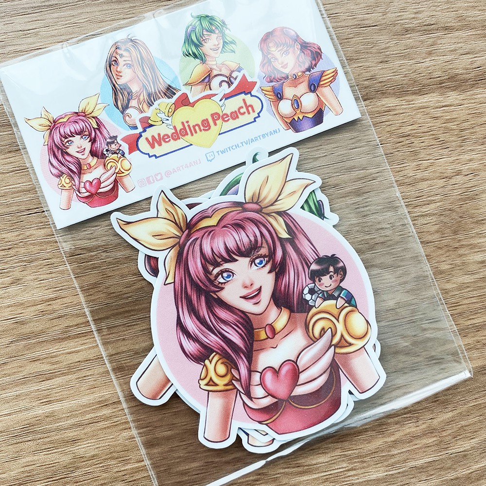 90s anime WEDDING PEACH Sticker Pack | Shopee Philippines