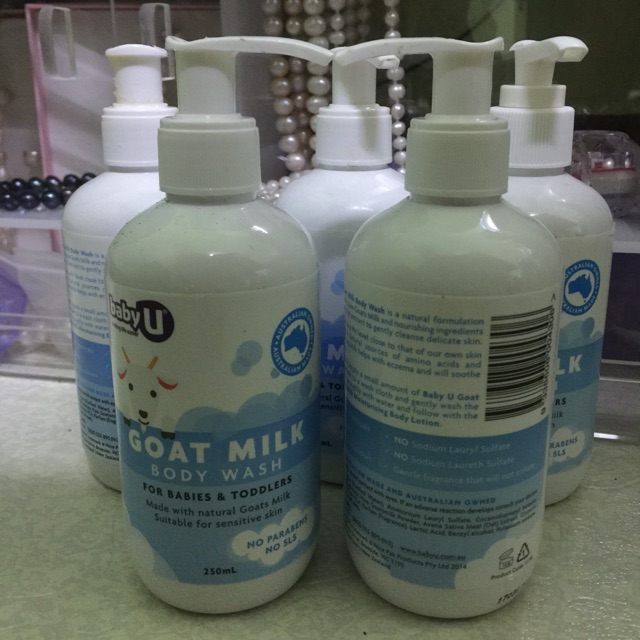goats milk baby wash