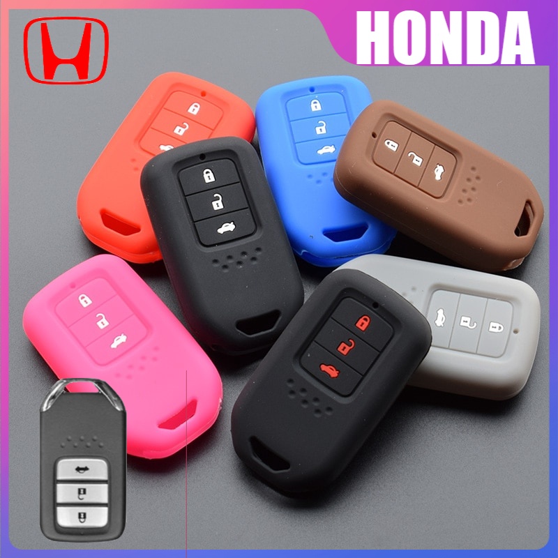 Rpkey Silicone Keyless Entry Remote Control Key Fob Cover Case protector Replacement Fit For Honda Accord Accord Crosstour CR-V Civic Element Pilot OUCG8D-380H-A N5F-S0084A N5F-A05TAA 