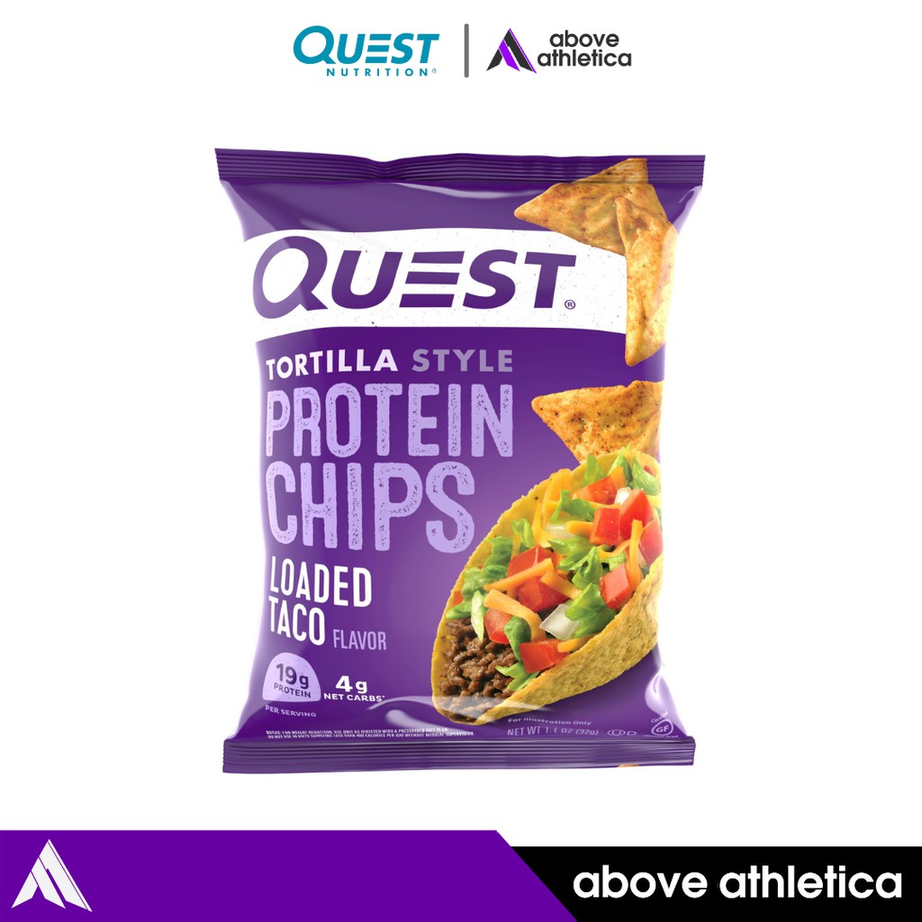 Quest Tortilla Style Protein Chips, Loaded Tacos Flavor, Low Carb, Keto ...