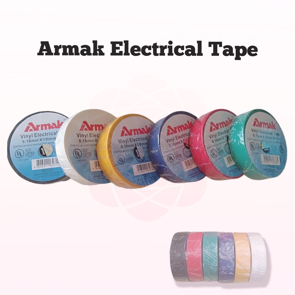 Royu Electrical Tape Black Armak Vinyl Electrical Tape (Black, Green ...