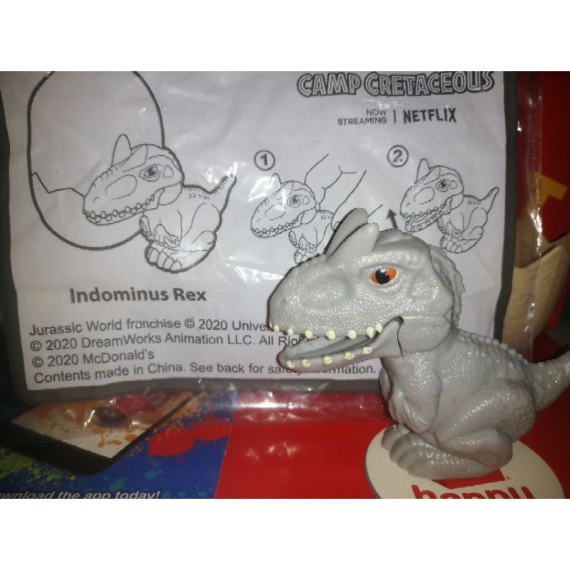 Camp Cretaceous Happy Meal Toy New & Sealed. Tyrannosaurus Rex 