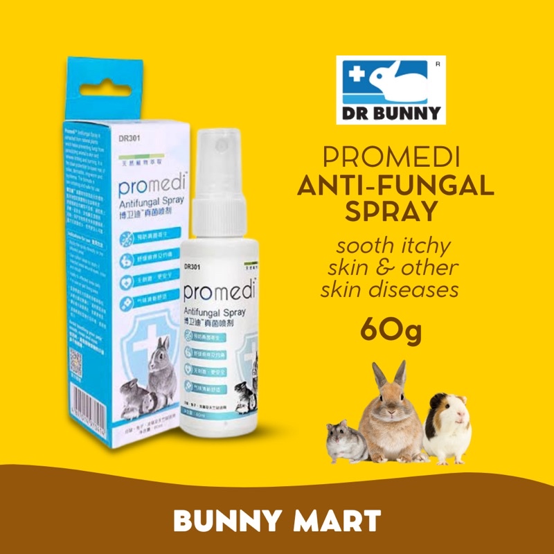 DR. BUNNY Promedi Antifungal/Parasitic Spray for Rabbits, Guinea Pigs