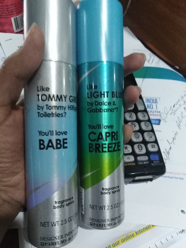 D&G Light Blue by Designer Imposters CAPRI BREEZE Body Spray  oz |  Shopee Philippines