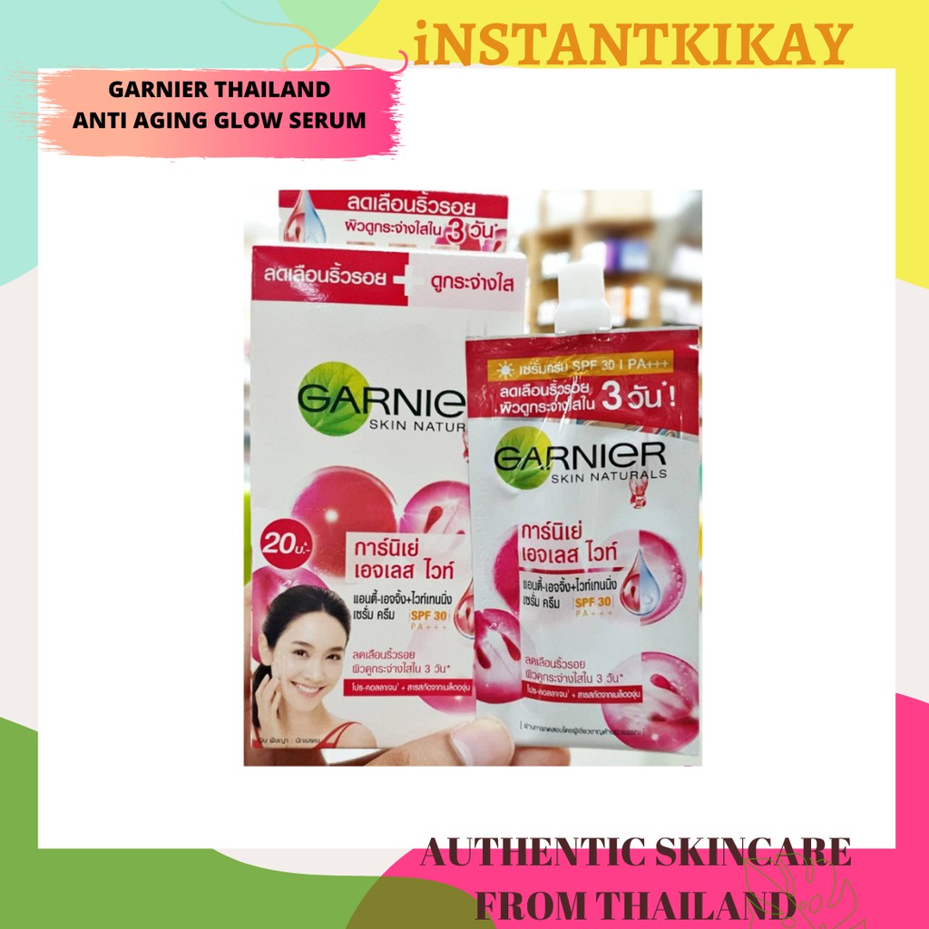 serum anti aging garnier