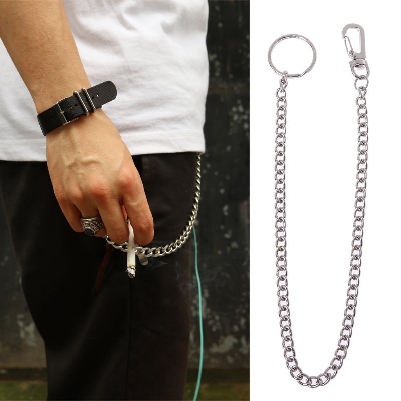 ONG Hip Hop Pants Chain Secure Travel Wallet Chain Heavy Duty Jeans