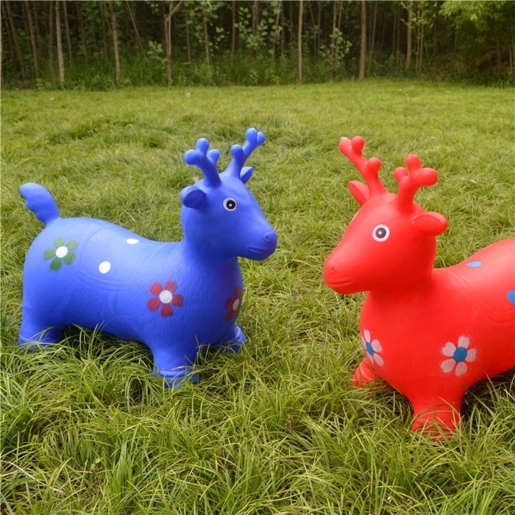 rubber rocking horse