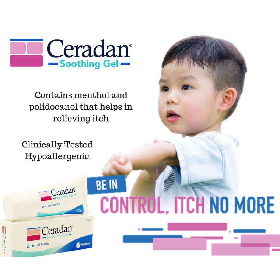 Ceradan Soothing Gel 50g Itching In Skin Shopee Philippines