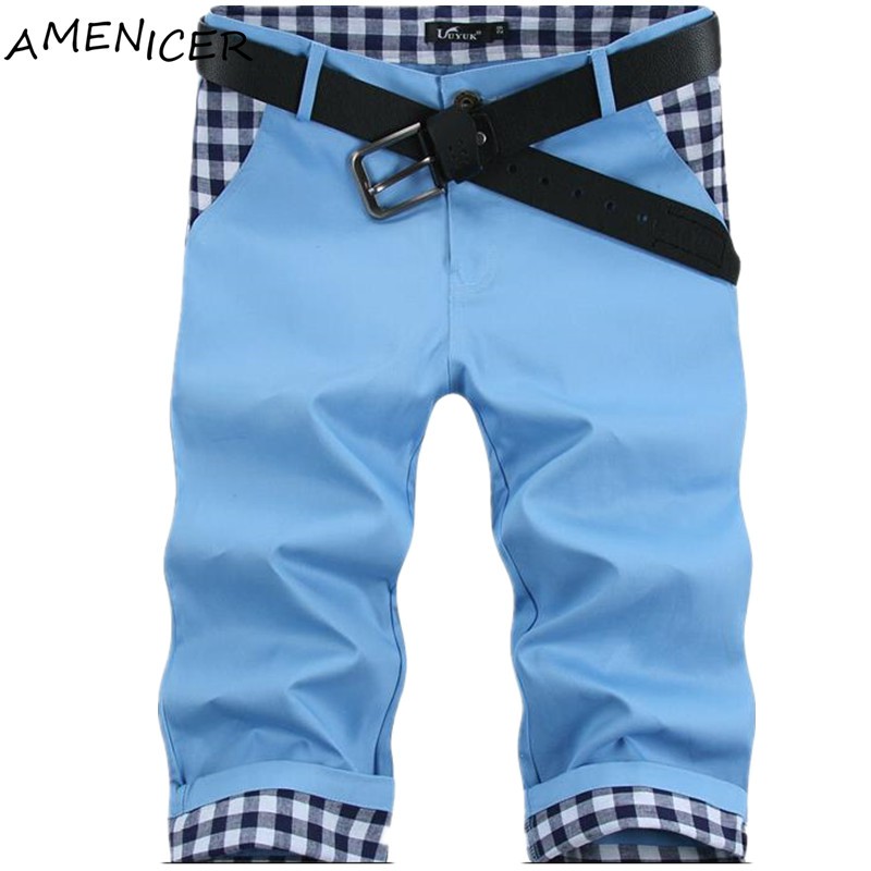 slim fit designer shorts