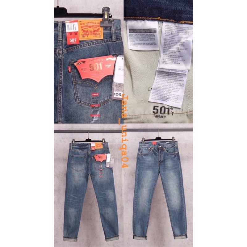levi's 501 tapered