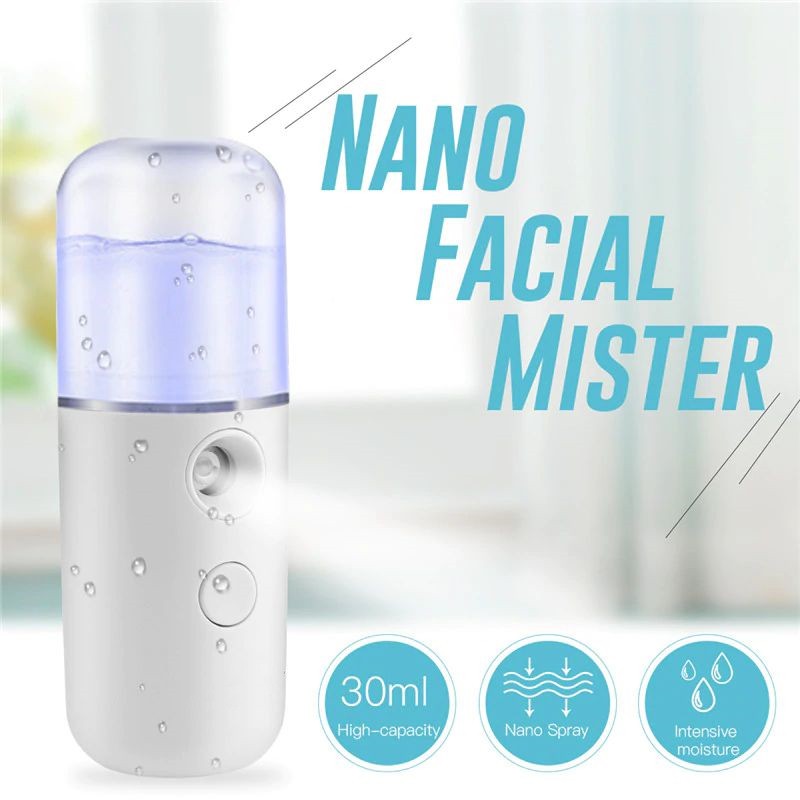 Alcohol Disinfectant Spray Mist Sprayer Face Steamer Mini 30ml Nano