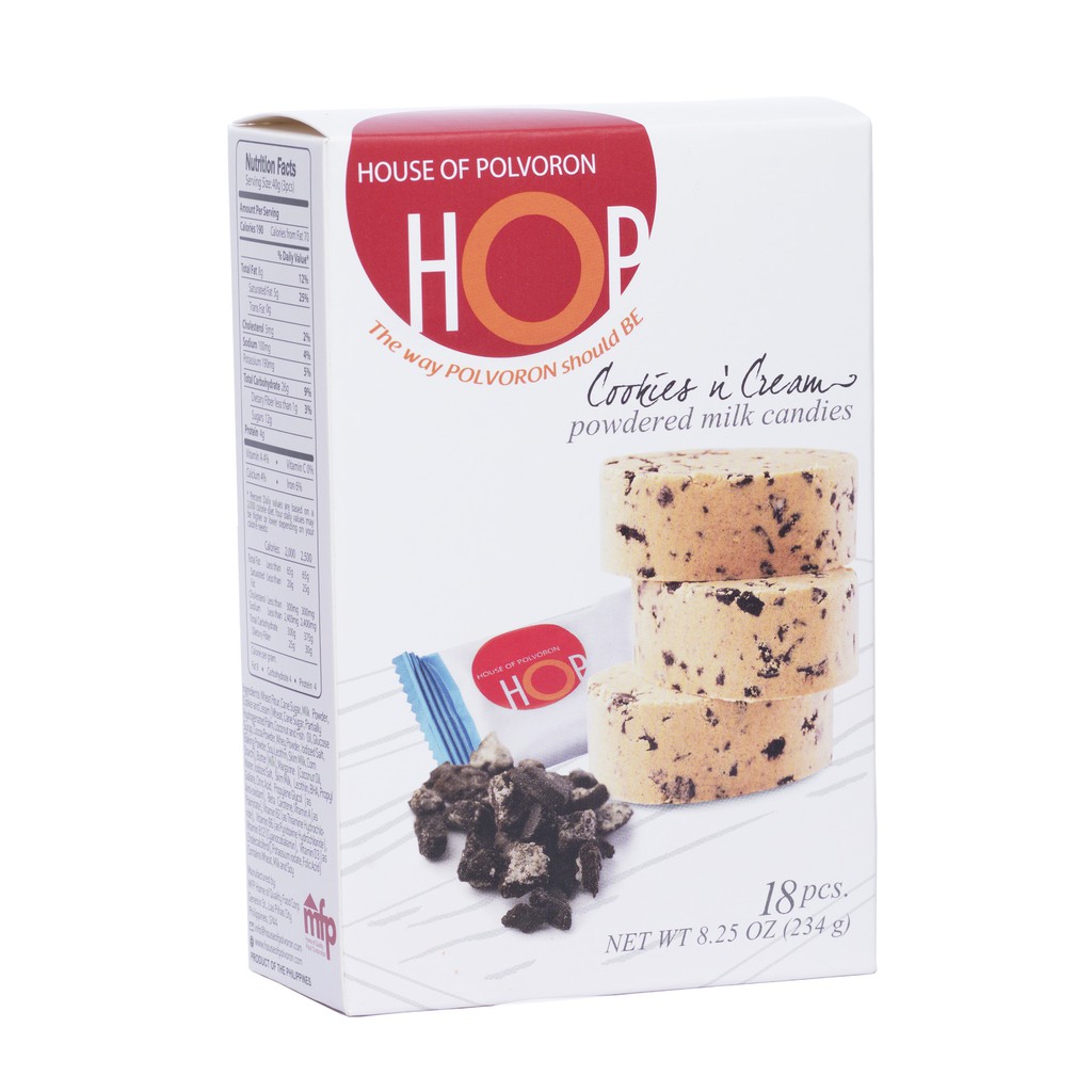 HOP House of Polvoron Cookies and Cream 18pcs Shopee Philippines