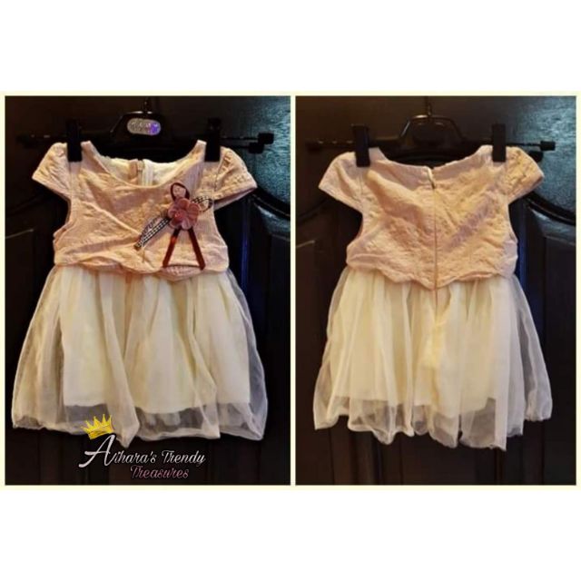 baby girl cream dress