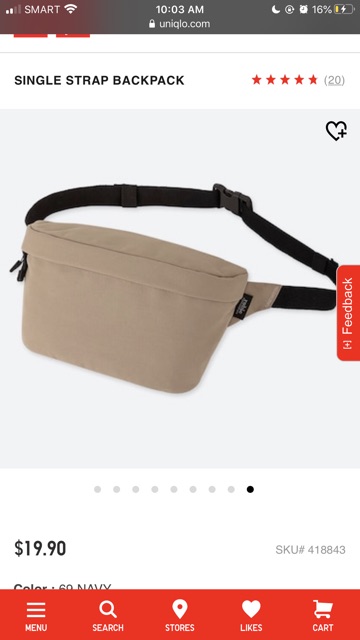 uniqlo fanny pack ph