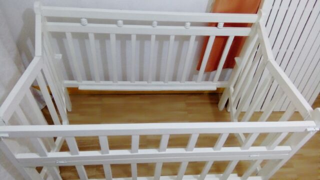 wooden crib at sm
