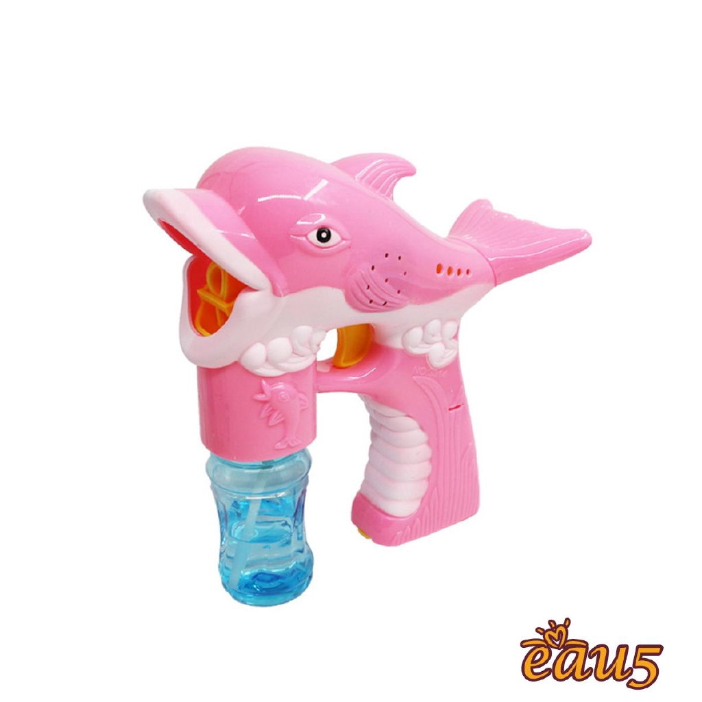 Dolphin Musical LED Light Up Bubble Gun 