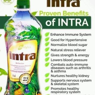 intra herbal drink by lifestyle from Canada with FDA and Lot and