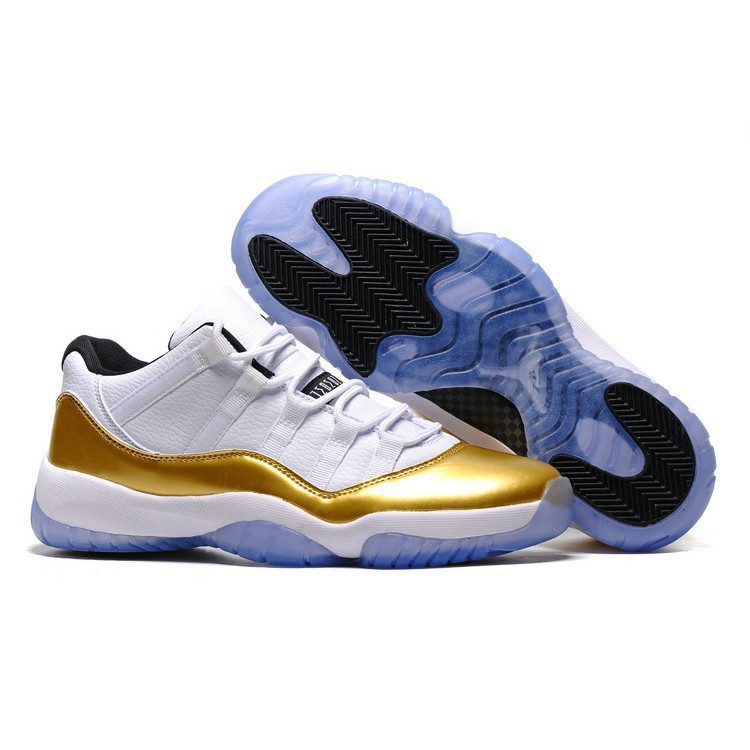 jordan 11 low metallic gold