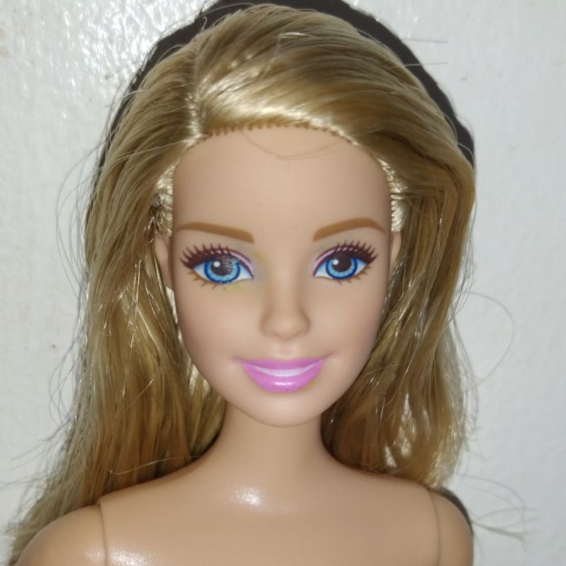 Barbie Fashionistas Doll Millie Face Mold Nude (Preloved) | Shopee ...