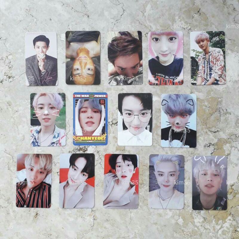 EXO Chanyeol Official Album Photocards Shopee Philippines