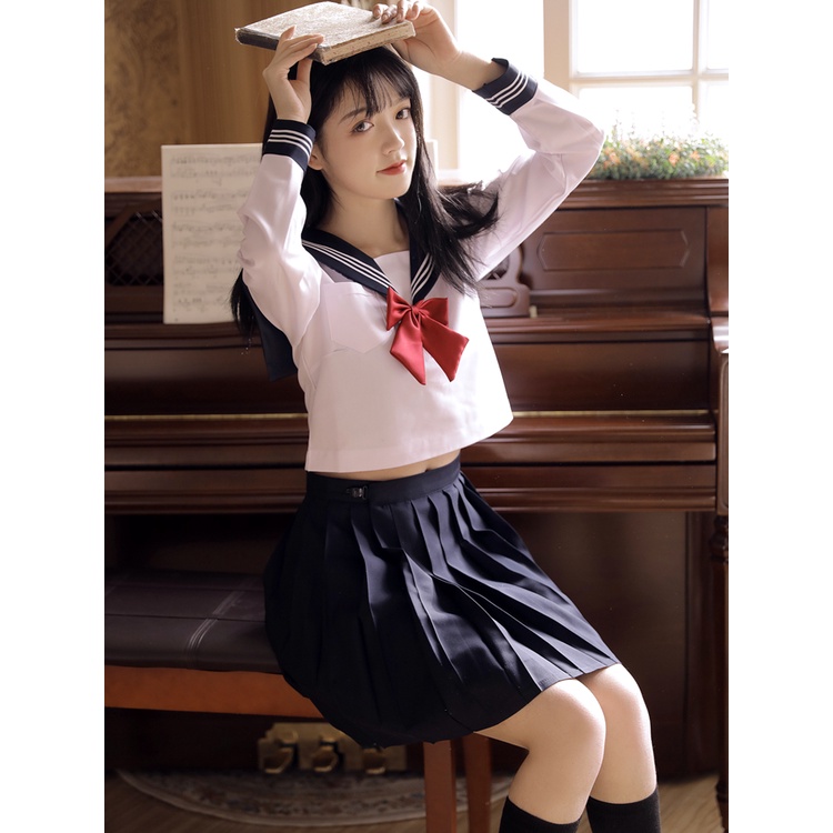 best☃School Girl Uniform Pleated Skirts Japanese Student Junior High Waist  A Line Plaid Skirt Sexy J | Shopee Philippines