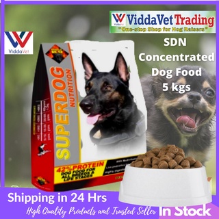 SuperDog Nutrition - SDN  (5KILOS) dog food for all types of breeds and stage 42% Protein 5