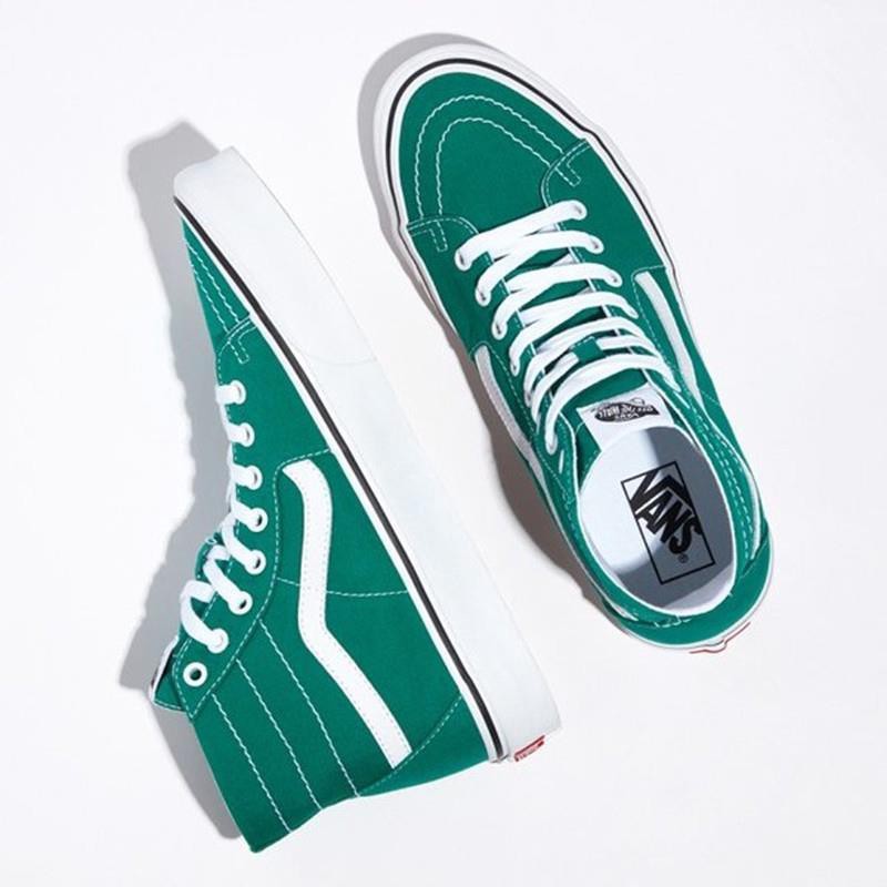 green hi top vans