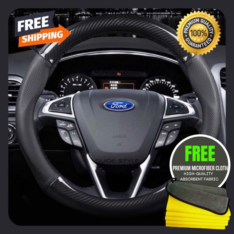 Ford Carbon Fiber Steering Wheel Cover Everest Ecosport Territory